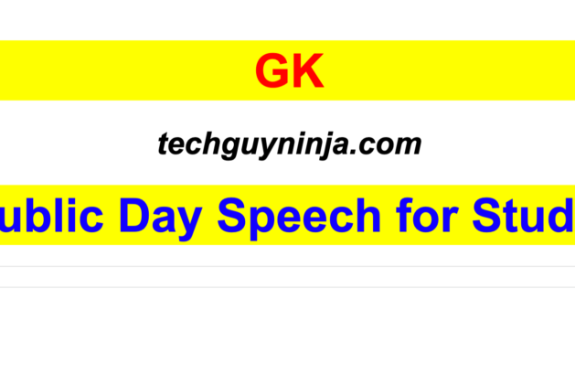 Republic Day Speech for Students
