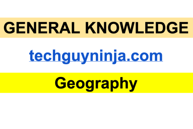 Geography Competitive Exam Prep. – 19